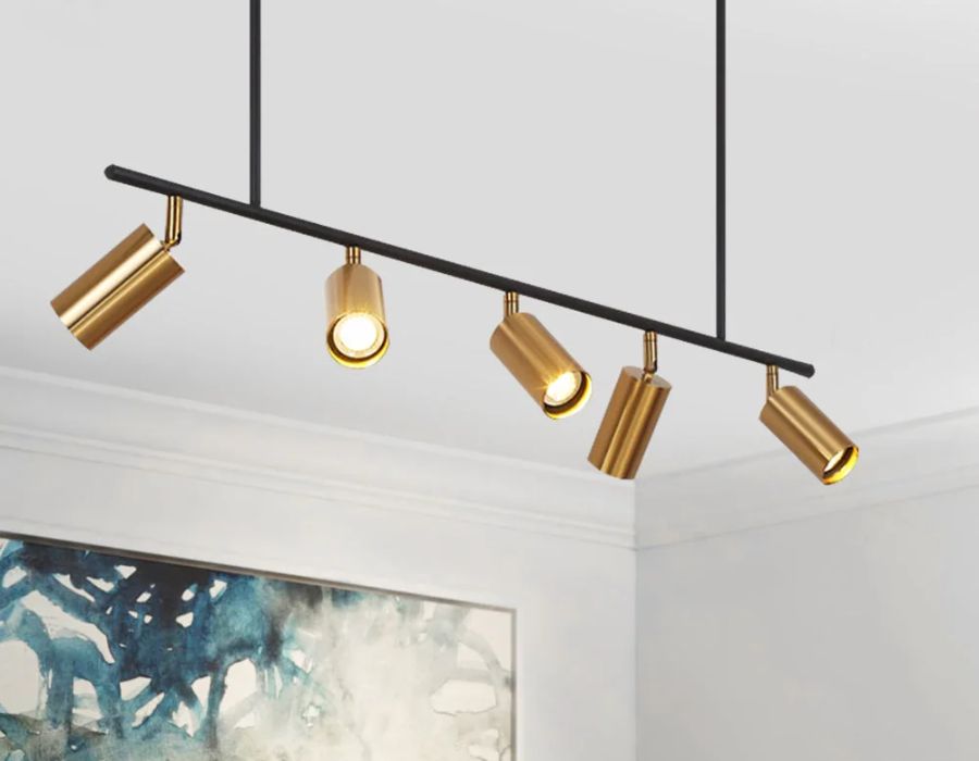 track lighting fixture for modern kitchen and dining