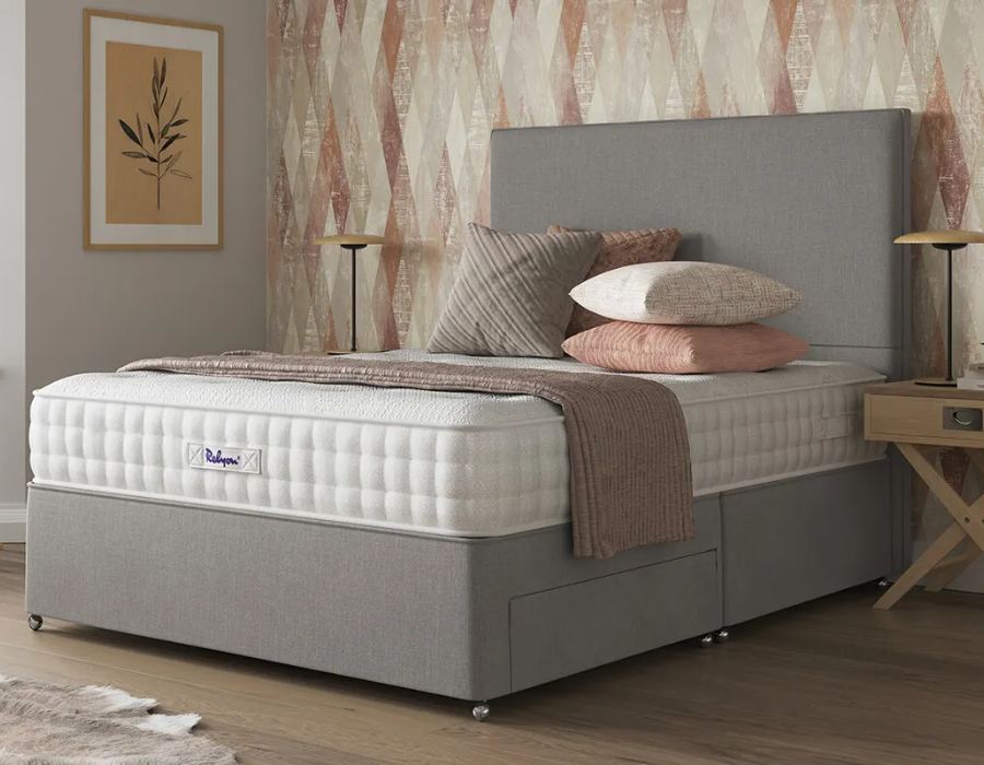 twin size bed with memory foam mattress